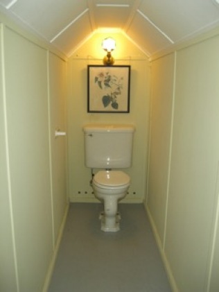 Anchorage, second floor bathroom with vaulted ceiling
